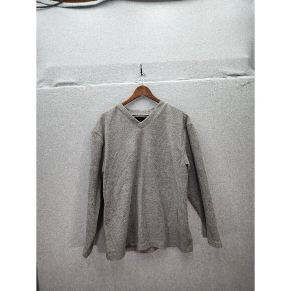 RedHead Mens V-Neck Gray Fleece Pullover Large - Picture 1 of 5